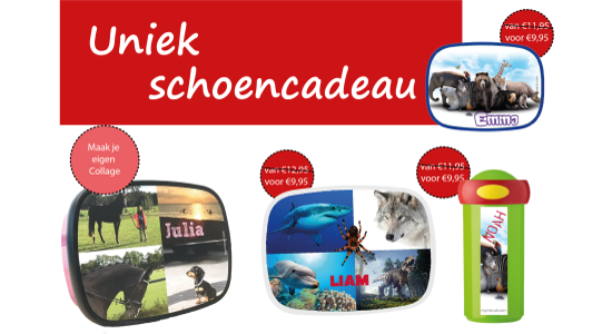 Uniek schoenkado voor €9,95